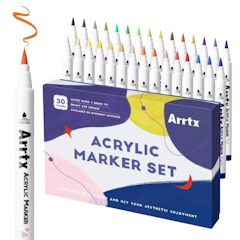 30 Colors Acrylic Markers