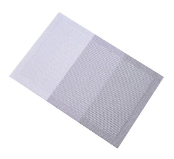 3 Tone Design European Modern Style Woven Vinyl Placemat	  1