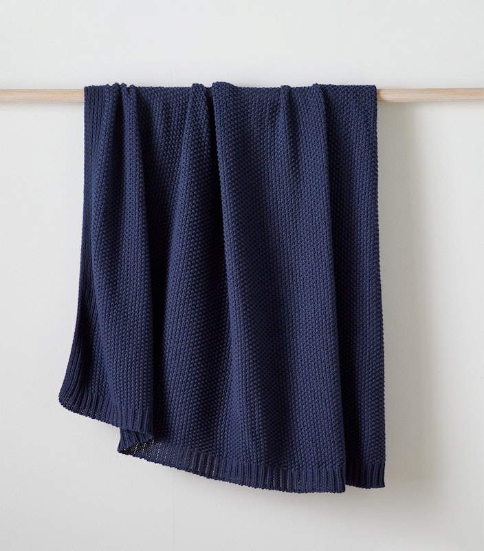 Cotton Knit Throw 2