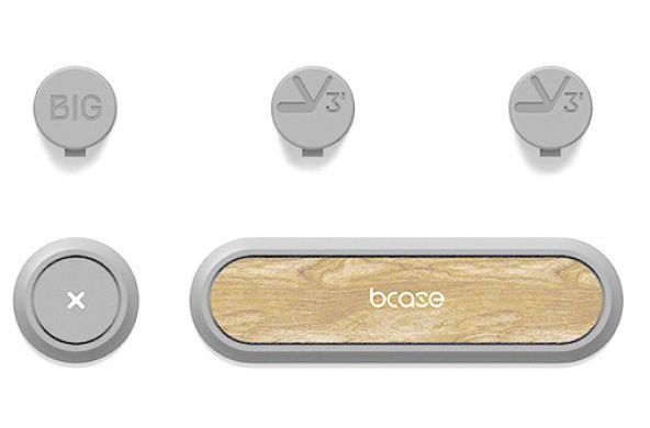bcase TUP2 Cherry Wood Magnetic Absorption Cable Organizers 2