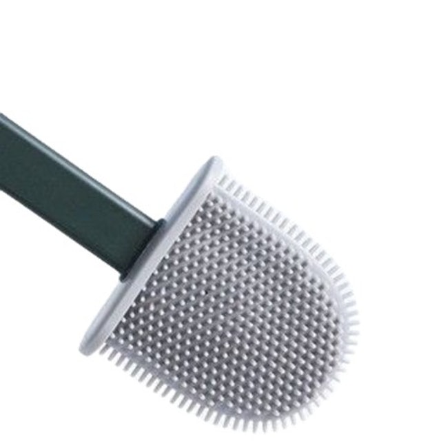 Home Silicone Toilet Brush With Holder 1