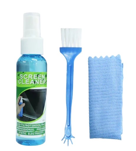 Laptop LCD Cleaning Cleaner Screen Cleaner 3 in 1 For Any Type of LCD Screen	  1