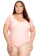 Kats Swimwear Plus Size Mesh Sleeved Monokini 1
