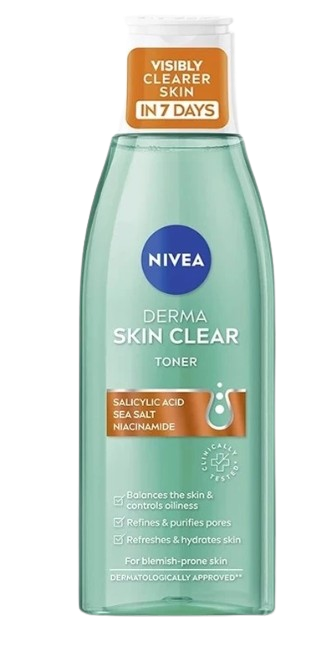 Face Derma Skin Clear Toner with Salicylic Acid & Niacinamide 1