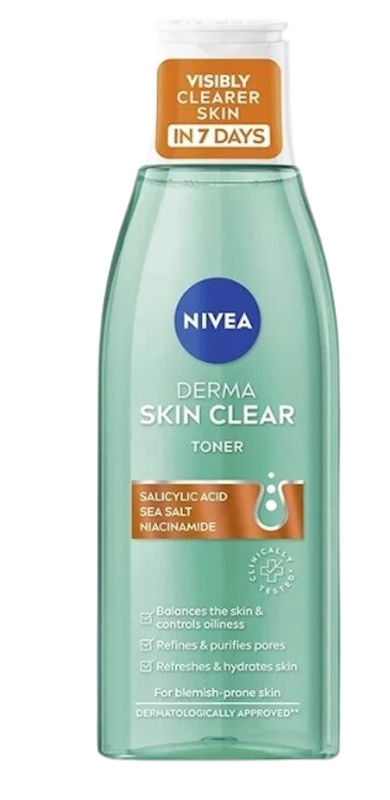 Face Derma Skin Clear Toner with Salicylic Acid & Niacinamide 1