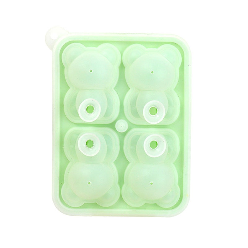 Teddy Bear Shaped Ice Molder Silicone 2