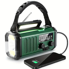 10000mAh Portable Solar Radio With LED Light