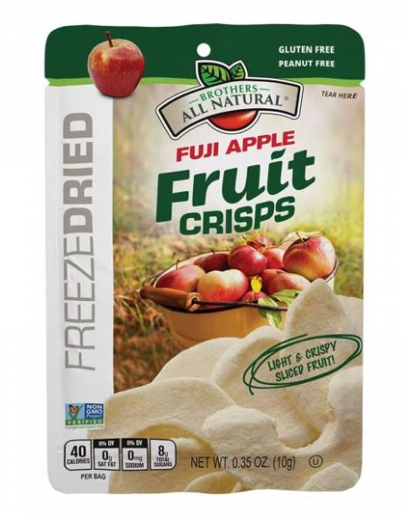 All Natural Fuji Apple Fruit Crisps 10g	  1