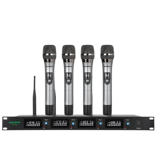 4 Channel UHF Wireless Microphone 1