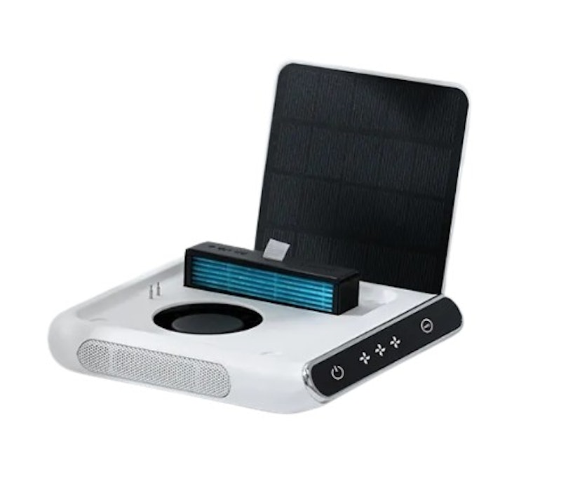 USB Air Purifier Solar Panel Car 3
