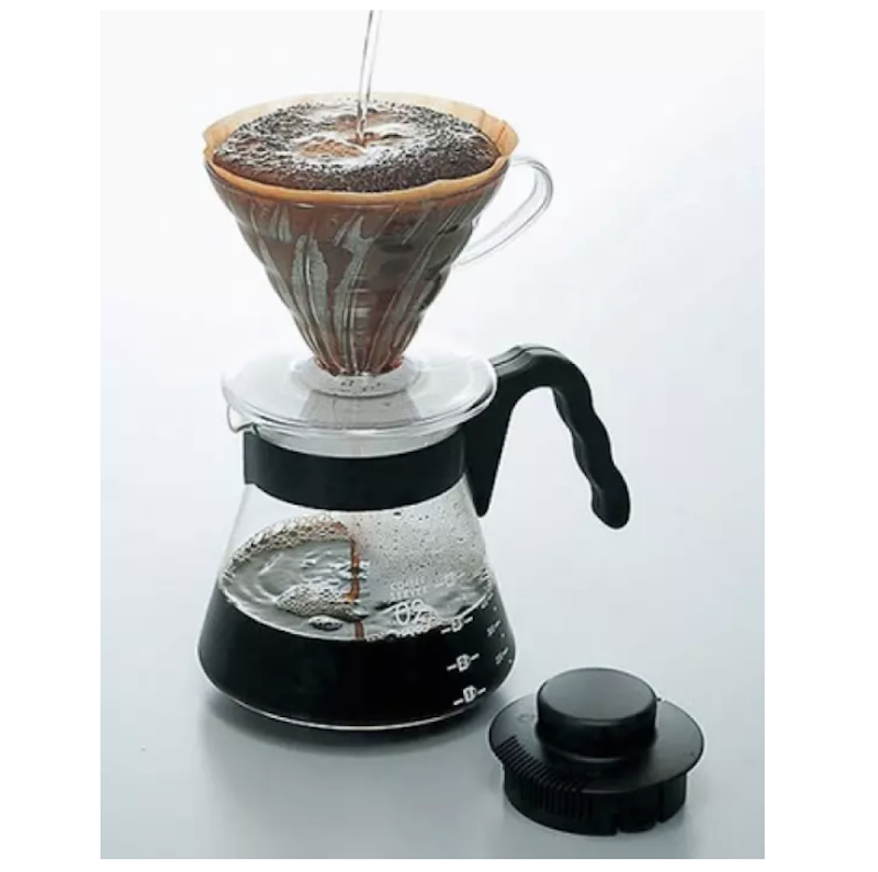 V60 Clear Plastic Coffee Dripper 2
