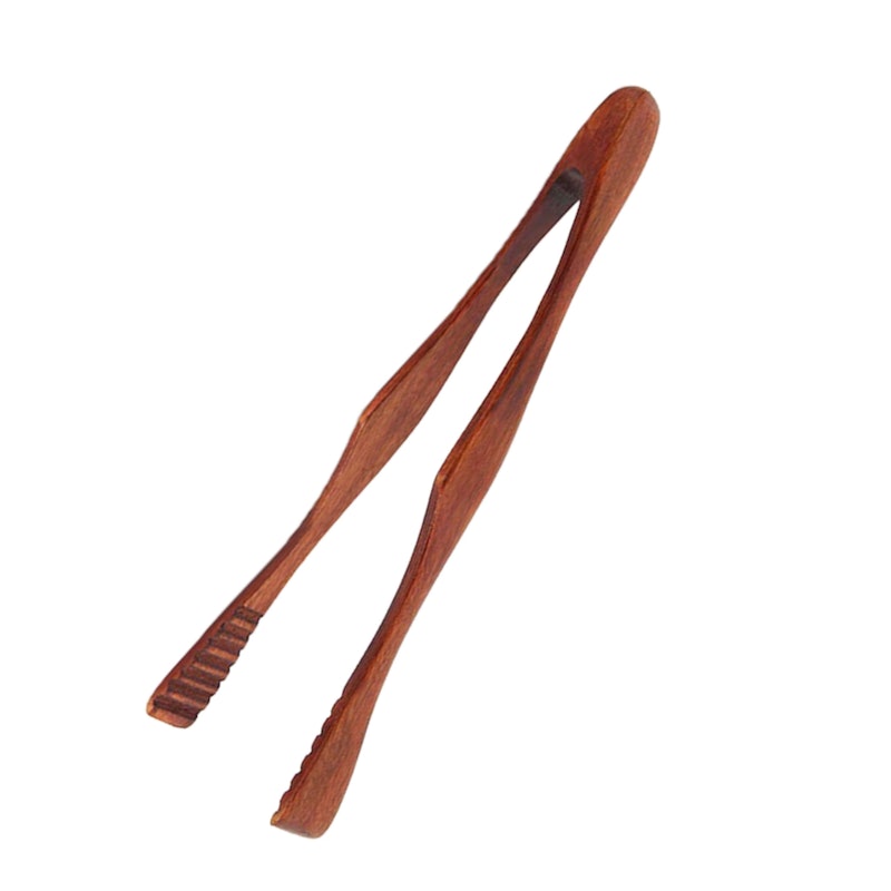 Wooden Cooking Kitchen Tongs 1