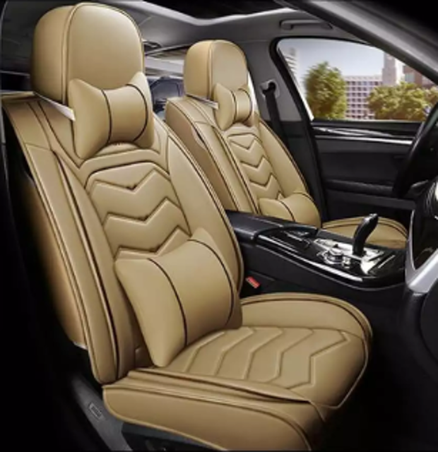 Car Seat Cover With Cushions for 5-Seater 5