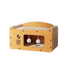 2-Layer Wooden Cat House