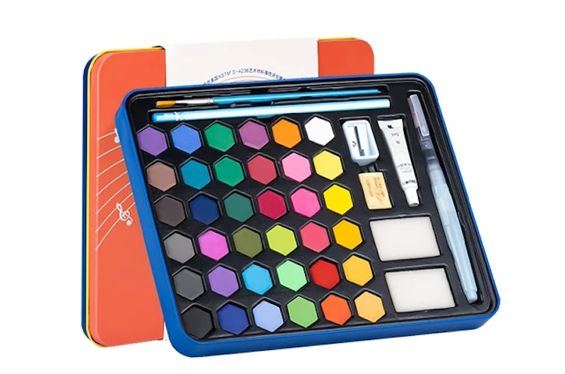 Solid Watercolor Paint Set 2