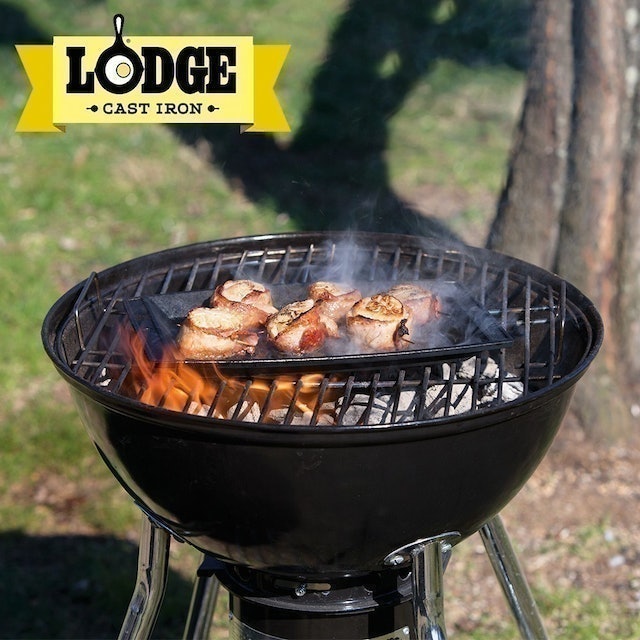 Seasoned Cast Iron Rectangular Griddle 2