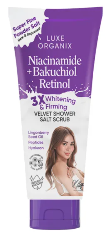 Niacinamide + Bakuchiol Retinol Velvet Salt Scrub 1