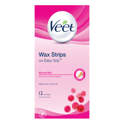 Face Wax Strips With Easy Grip 1