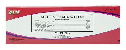 Multivitamins + Iron Capsule 1