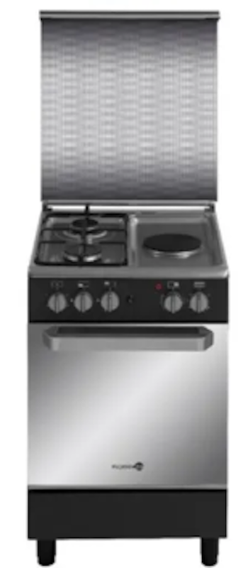 2 Gas Burner + 1 Electric Hot Plate Cooking Range with Rotisserie 1