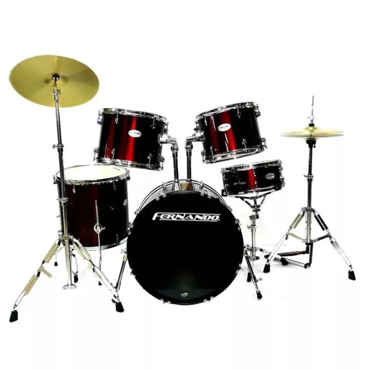 5-Piece Drum Set with Remo Drum Heads 1