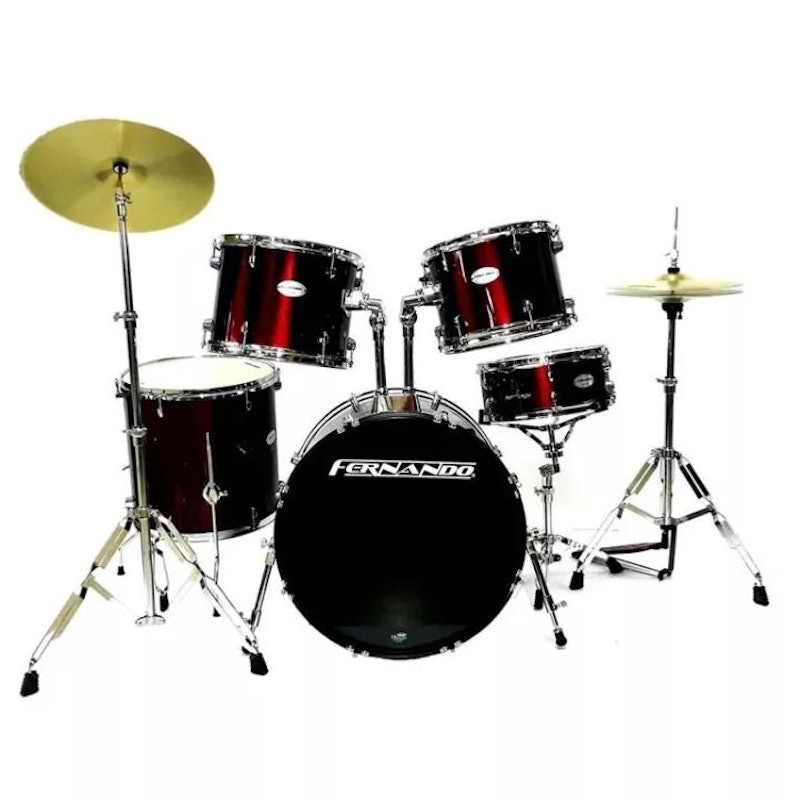 5-Piece Drum Set with Remo Drum Heads 1