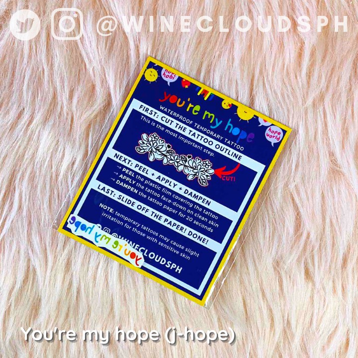 BTS Waterproof Temporary Tattoos 3