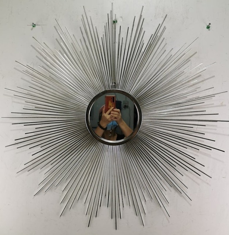 Contemporary Gold Wall Mirror 2