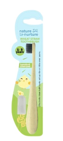 Wheat Straw & Bamboo Charcoal Toothbrush	  1
