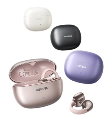 Open Ear ClipBuds IPX5 Bluetooth Earphone Ear-clip	 3