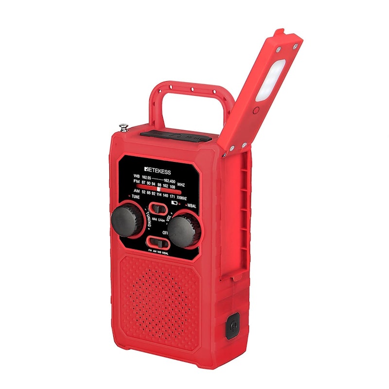 TR201 5000mAh Multifunctional Solar Hand Crank Radio 2