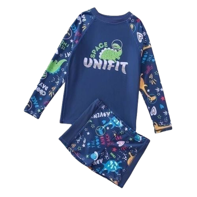 Kids' Rash Guard Terno Swimming Attire Boys 3