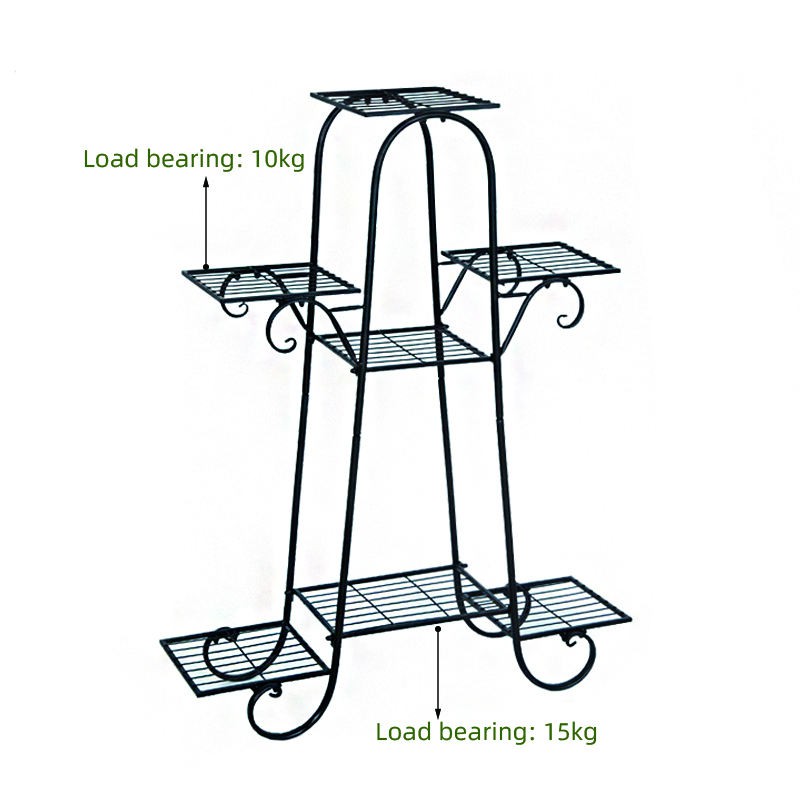 7-Layer Retro Plant Rack 7