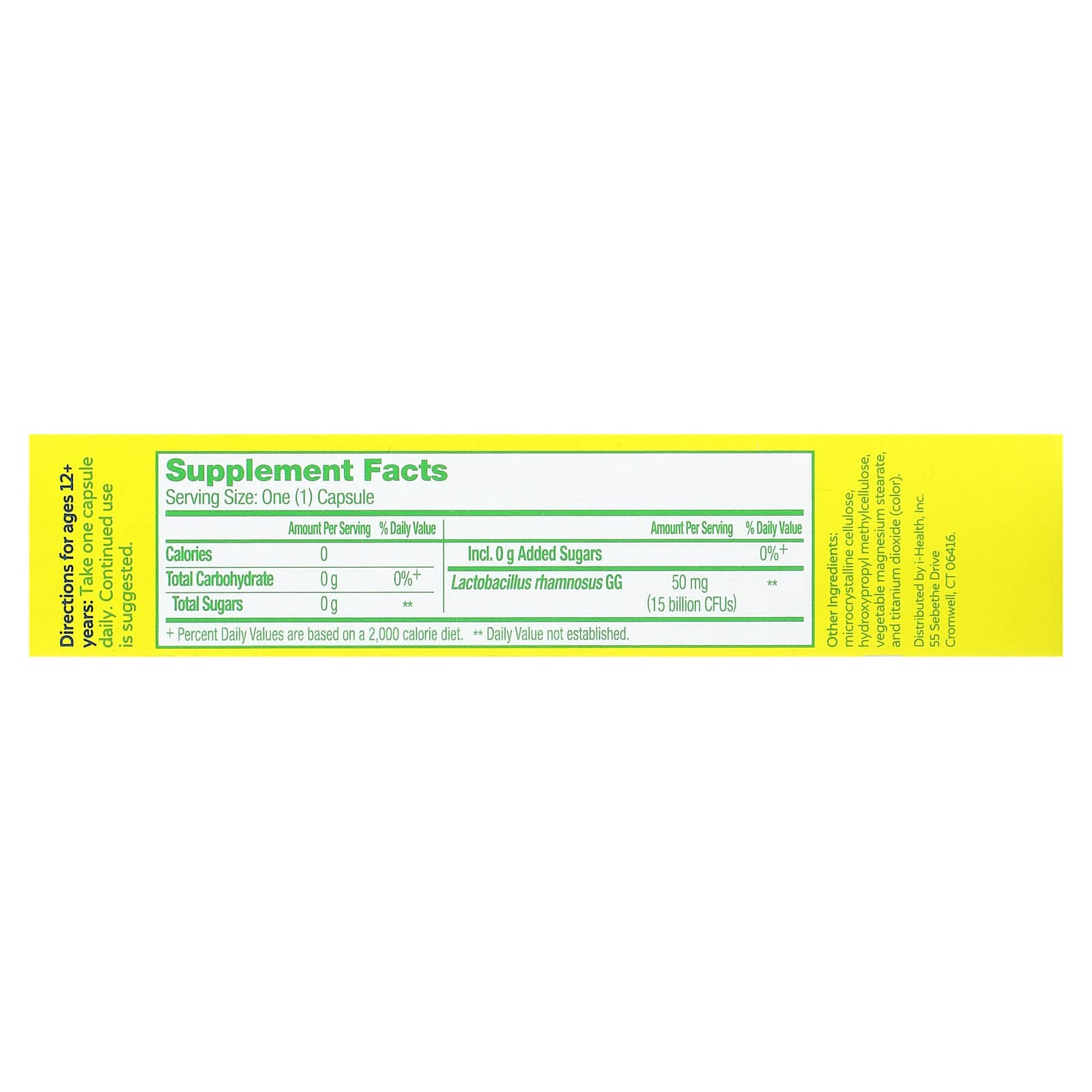 Health and Wellness Probiotic Vegetarian Capsule 2