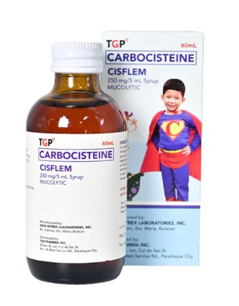 Carbocisteine Syrup 250 mg/5 ml	  1