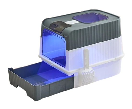 Cat Litter Box with UV Sterilization	 2