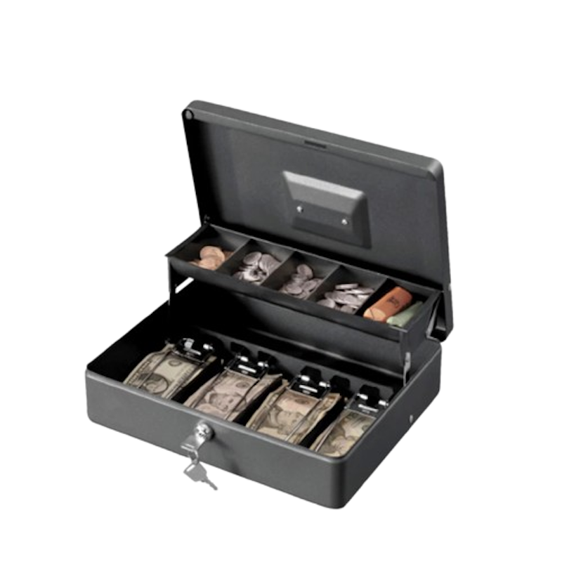 Security Protection 12" Deluxe Cash Box 1