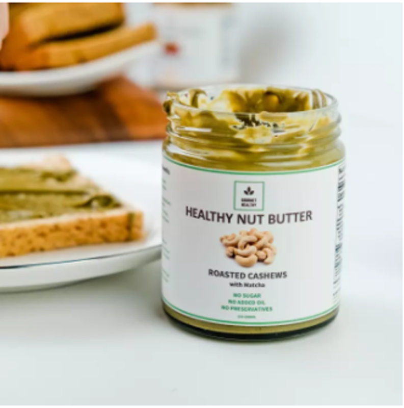 Healthy Nut Butter - Roasted Cashews with Matcha 5