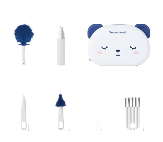 Portable Baby Bottle Brush Set	  4