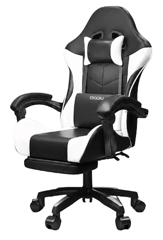 Ergonomic Gaming Chair with Footrest 1