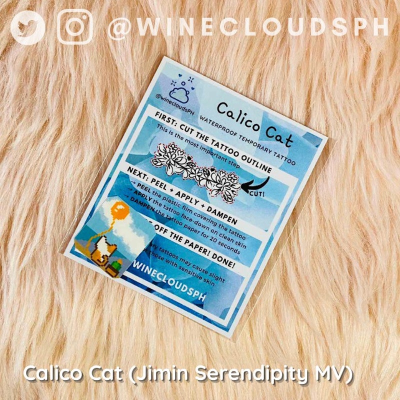 BTS Waterproof Temporary Tattoos 5