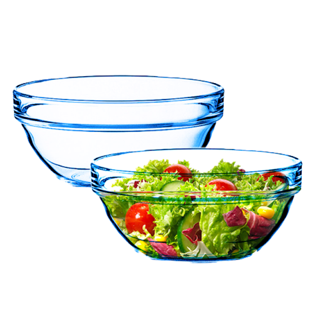 Empilable Ice Blue Serving Bowl  1