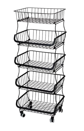 3 Tier Stackable Kitchen Trolley 1