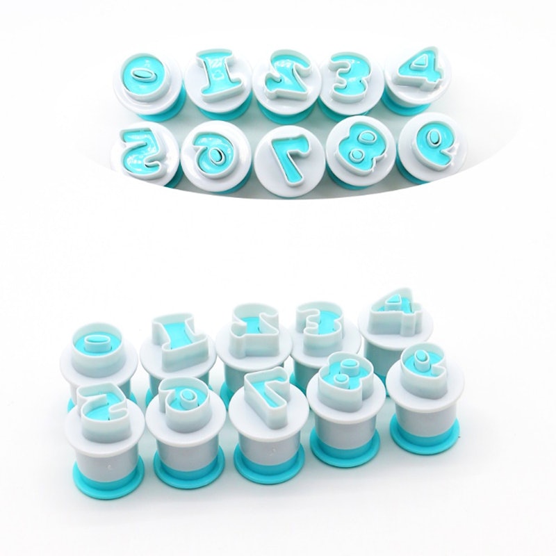 Alphabet Letter Number Fondant Cutter 2