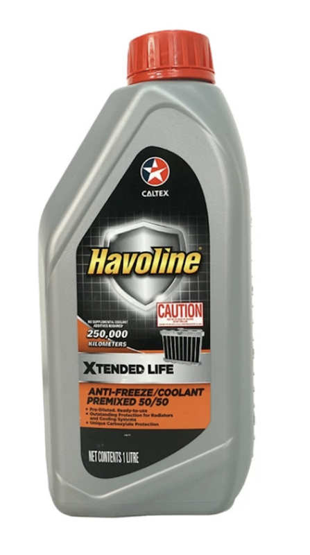 Havoline XLC Premix 50/50 Coolant 1
