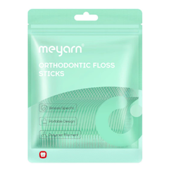 Orthodontic Double-head Dental Floss Stick for Braces