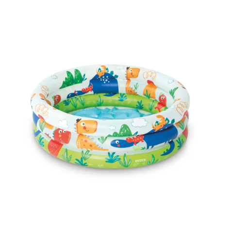 Dino Buddies 3-Ring Baby Pool 1