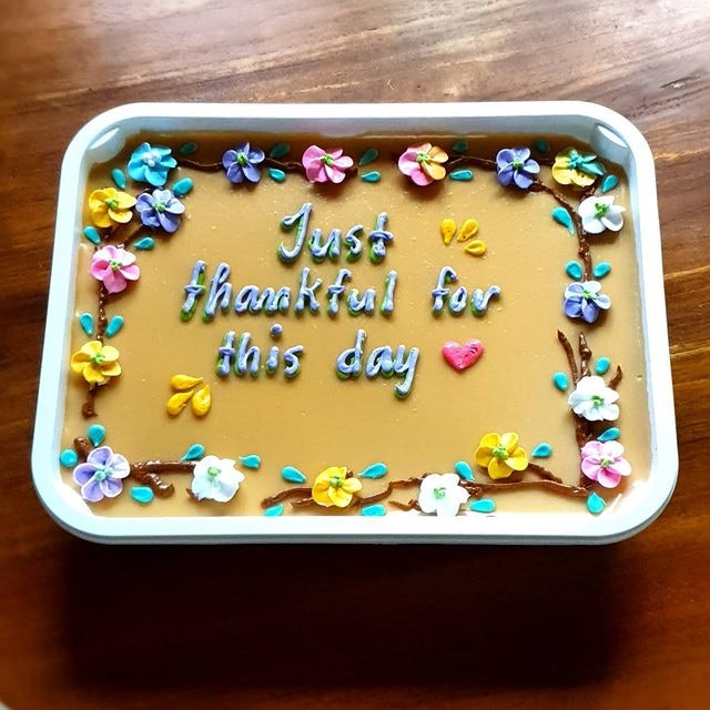 Caramel Cake in Tray 2
