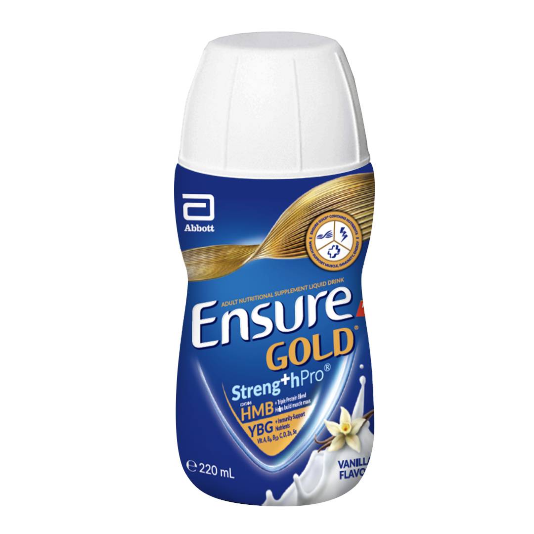 Gold with Streng+hPro Vanilla Liquid Drink 1