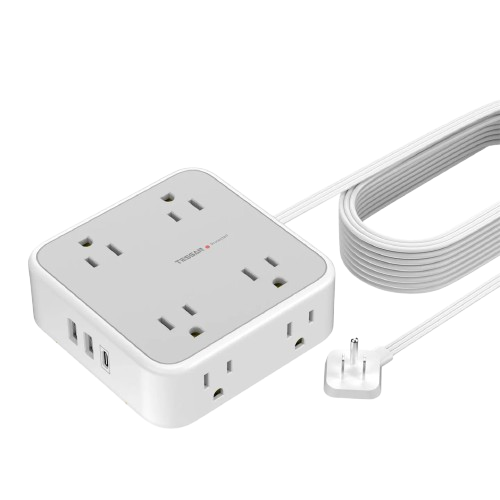2/3-Pin Ultra Thin Flat Power Strip 1